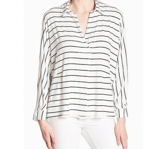 FREE PEOPLE WE THE FREE STRIPED MEDIUM PULLOVER - Picture 9 of 9